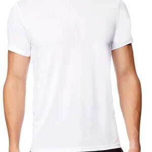 32 Degrees Cool Mens SIze XXL White Quick Dry Soft Anti Odor T-Shirts Pack 4 NWT